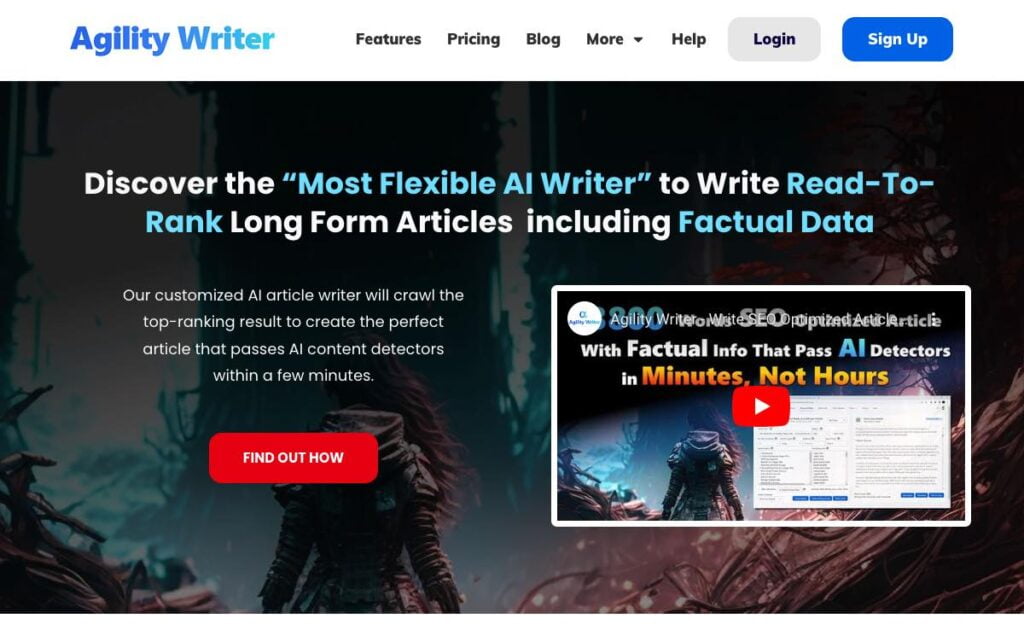 Agility Writer: The Most Flexible AI Writer for Long-Form Articles